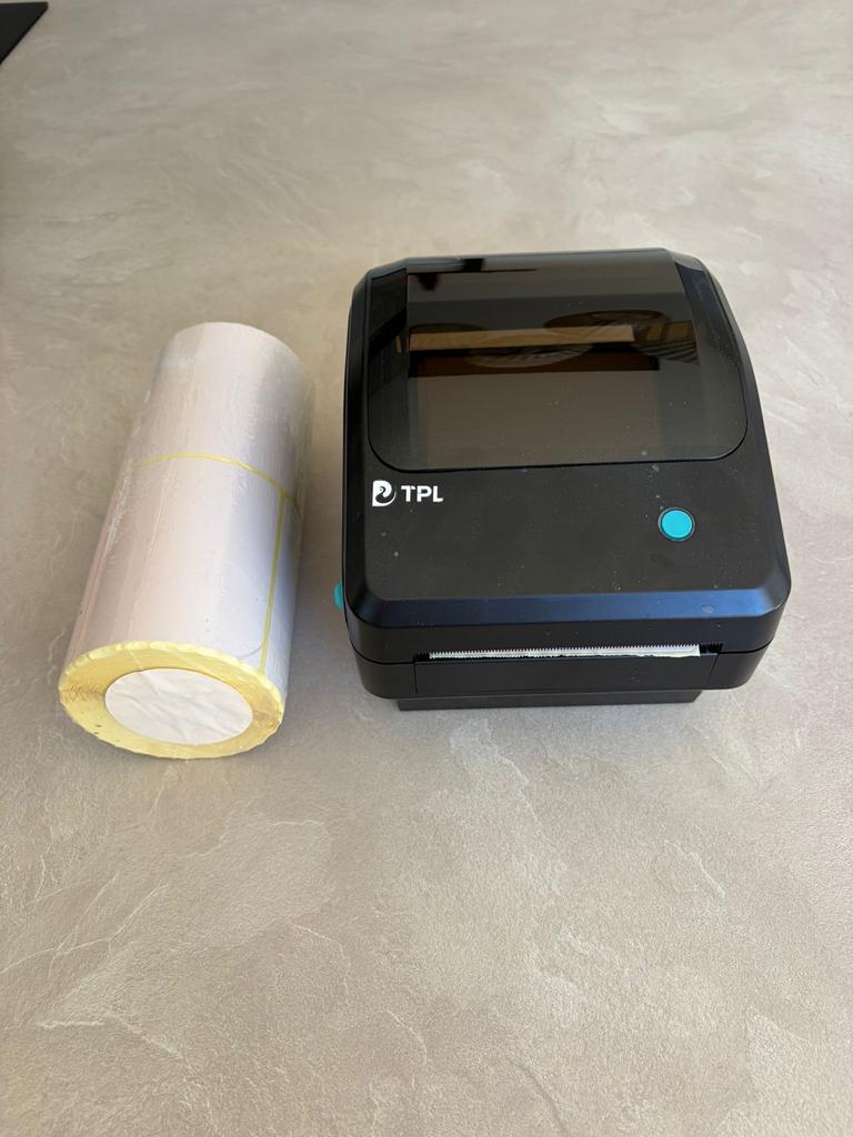 TPL Labelprinter met rol etiketten, Computers en Software, Printers, Ophalen, Zwart-en-wit printen, Printer, Zo goed als nieuw