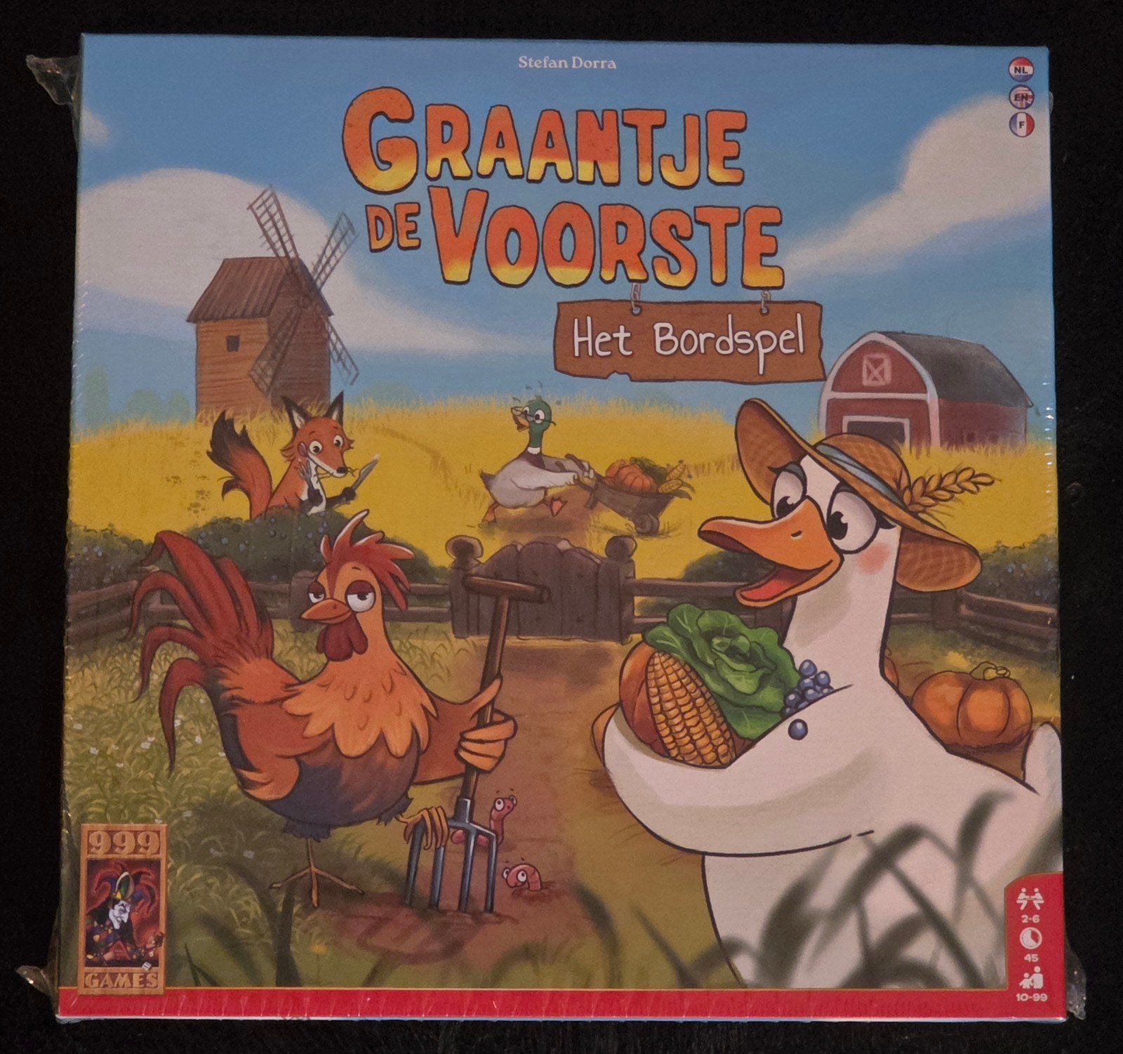 Graantje de Voorste - Het Bordspel (nieuw in folie), Drie of vier spelers, Ophalen of Verzenden, Nieuw, 999 Games