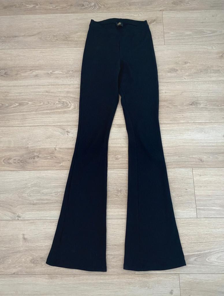 Zwarte flared broek Seven Sisters XXS, Kleding | Dames, Verzenden, Zwart, Maat 34 (XS) of kleiner, Lang