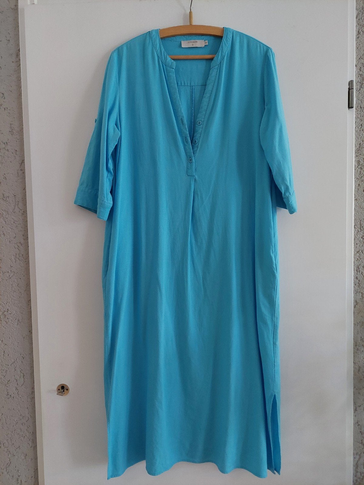 Jurk maat 38 merk Cream, Maat 38/40 (M), Blauw, Cream, Ophalen of Verzenden