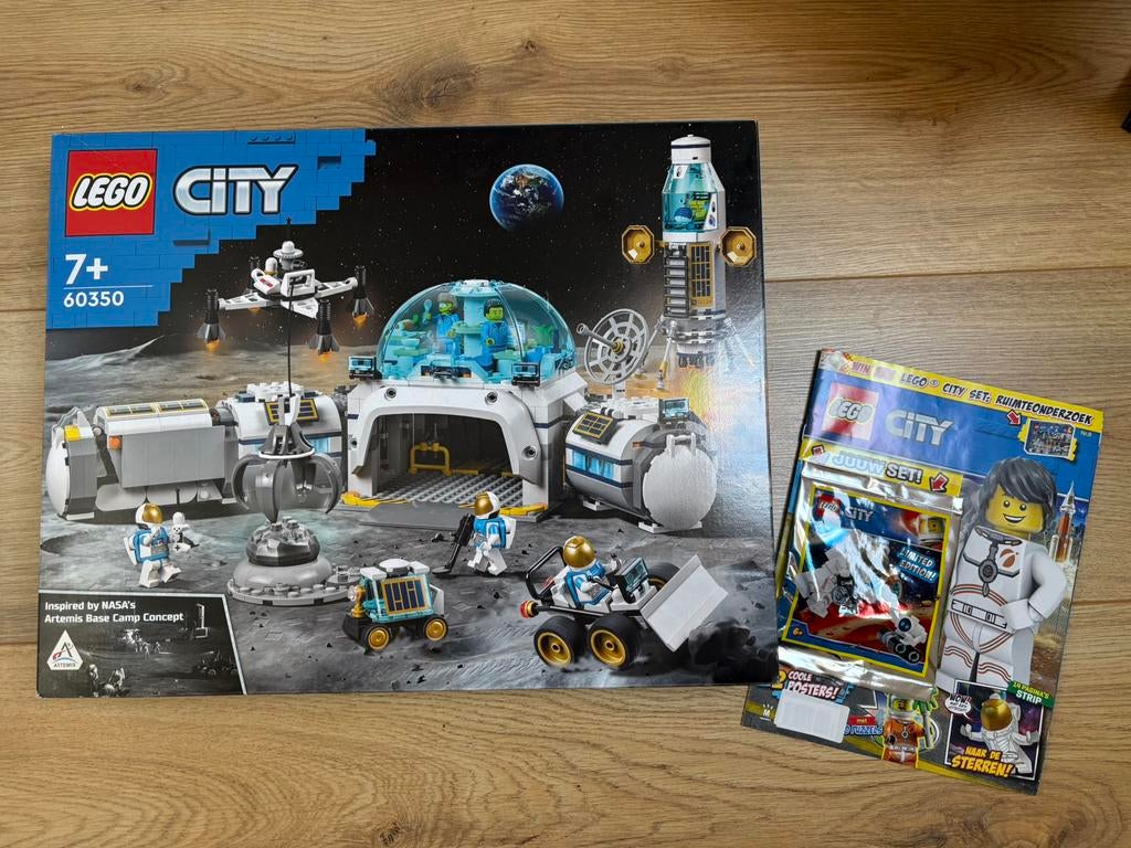 LEGO CITY Onderzoeksstation op de maan 60350 limited edition, Ophalen of Verzenden, Nieuw, Complete set, Lego