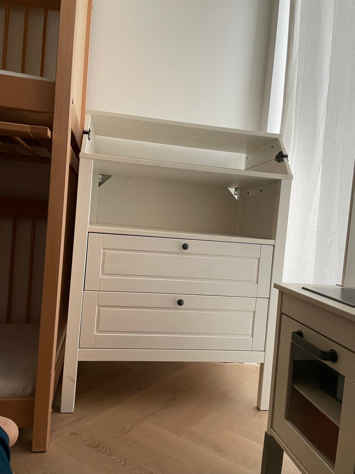 IKEA sundvik Commode - Wit, Kinderen en Baby's, Ophalen, 70 cm of meer, Zo goed als nieuw, 75 tot 100 cm