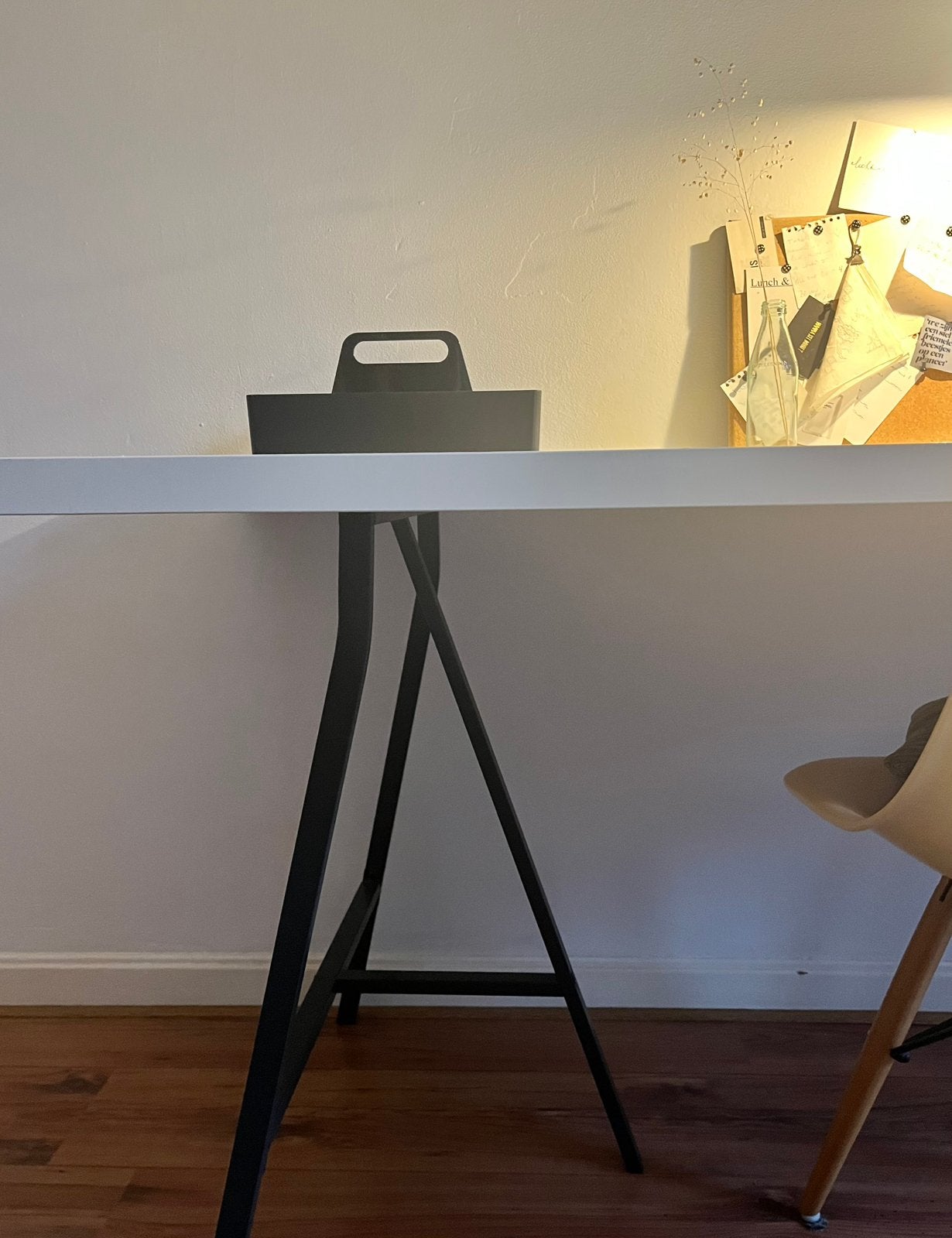 minimalistische stalen bureau schragen, Ophalen, Tafelpoot, Minder dan 50 cm, Gebruikt