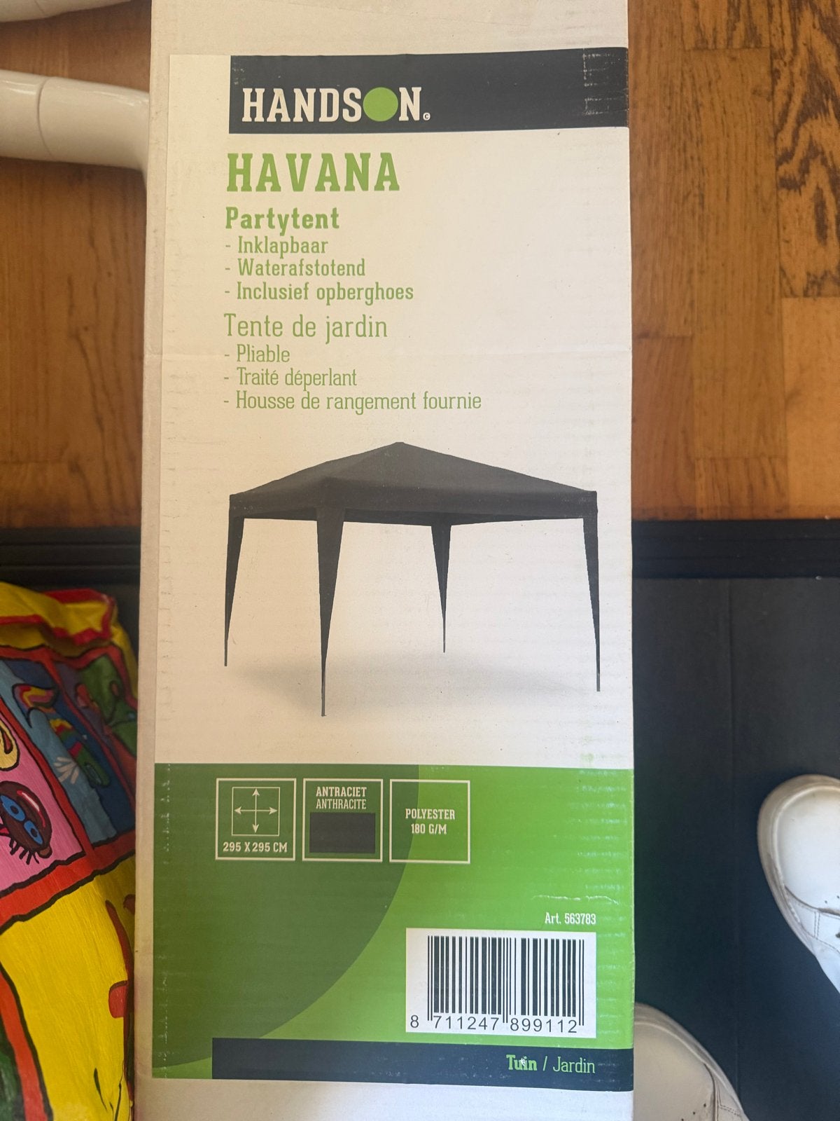 Hands On Havana Partytent - Antraciet, Inklapbaar, Tuin en Terras, Ophalen, Opvouwbaar, Partytent, Minder dan 4 meter