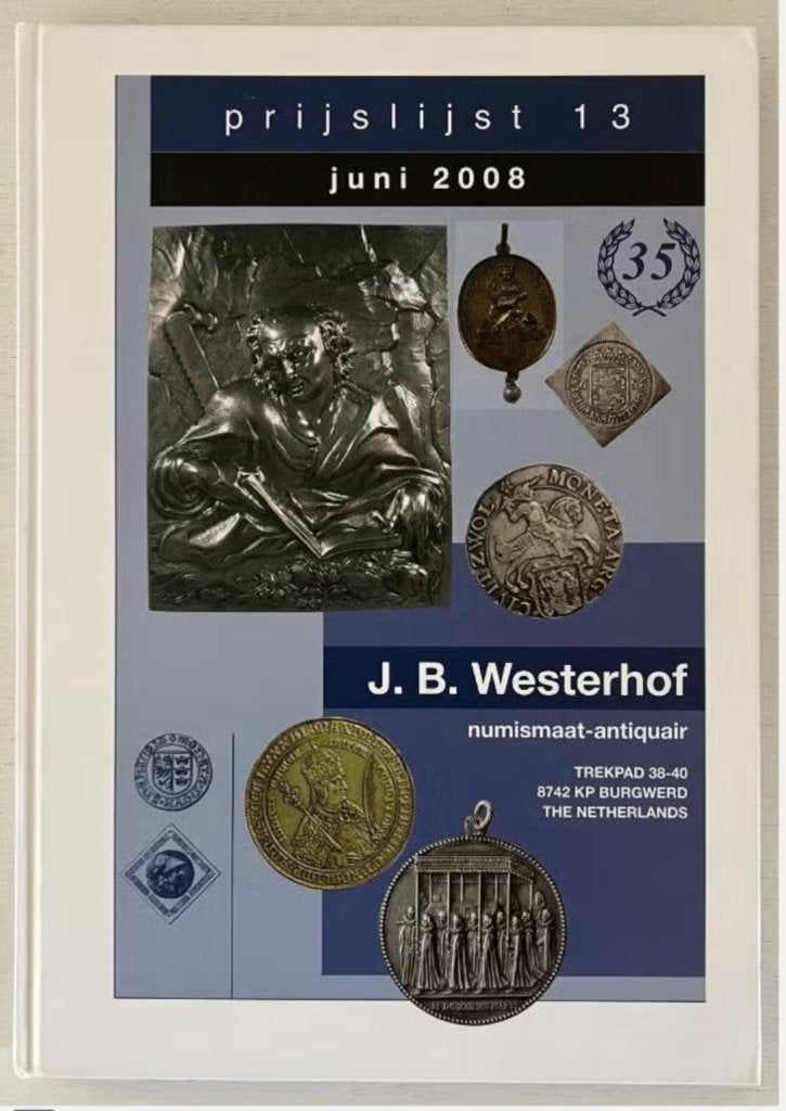 Prijslijst 13 - juni 2008 (munten) - J.B. Westerhof, Ophalen of Verzenden, Zo goed als nieuw