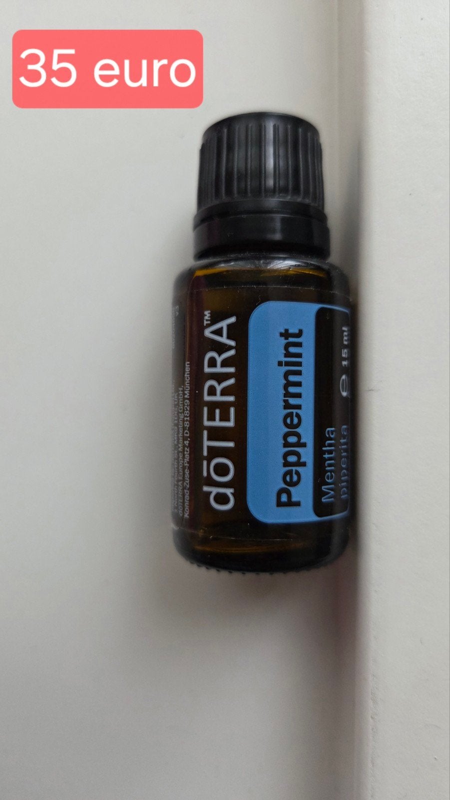 Doterra Peppermint Olie - 15 ml, Ophalen of Verzenden, Nieuw, Overige typen