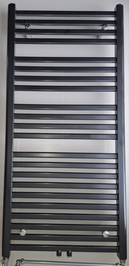 Antraciet design radiator, handdoekradiator, verwarming, Ophalen, Radiator, Minder dan 60 cm, 80 cm of meer