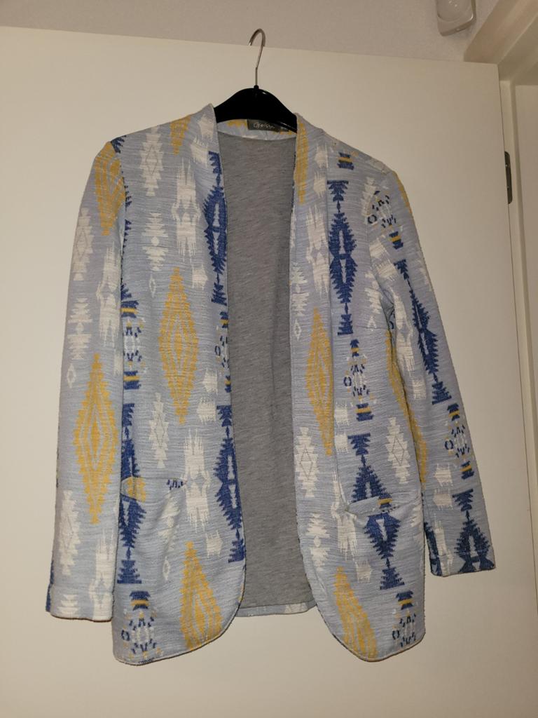 Geisha vest in blazervorm maat S, Geisha, Blauw, Ophalen of Verzenden, Zo goed als nieuw