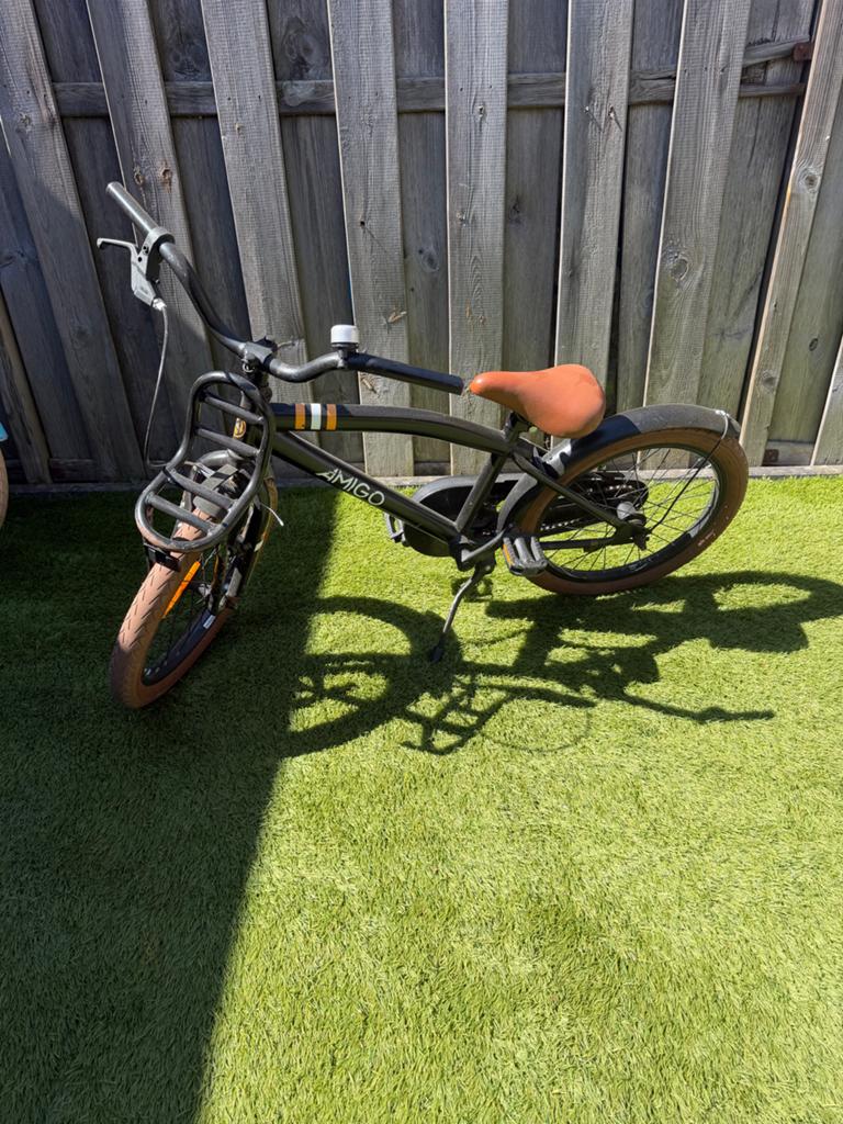 Amigo kinderfiets 18 inch - mist handvaten, Ophalen, Gebruikt, 16 tot 20 inch