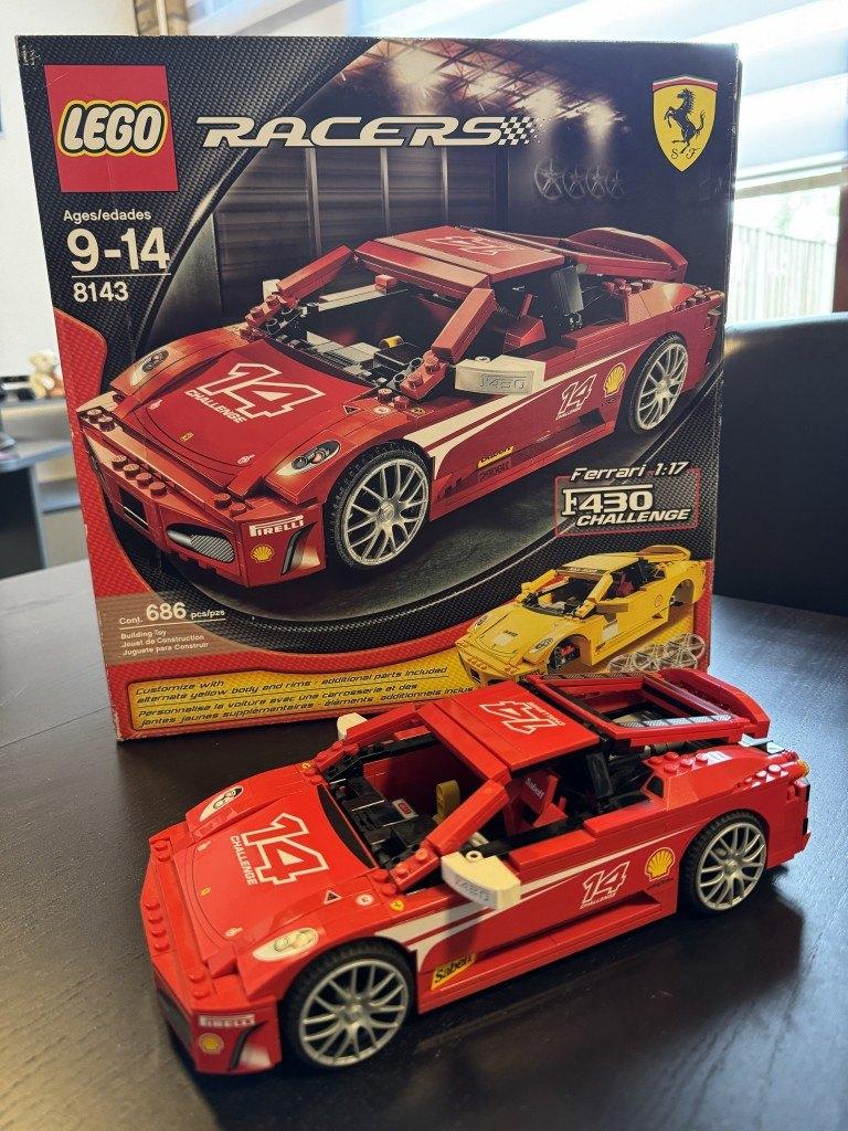 Lego Racers Ferrari F430 Challenge, Compleet, Gebruikt, Lego, Ophalen of Verzenden