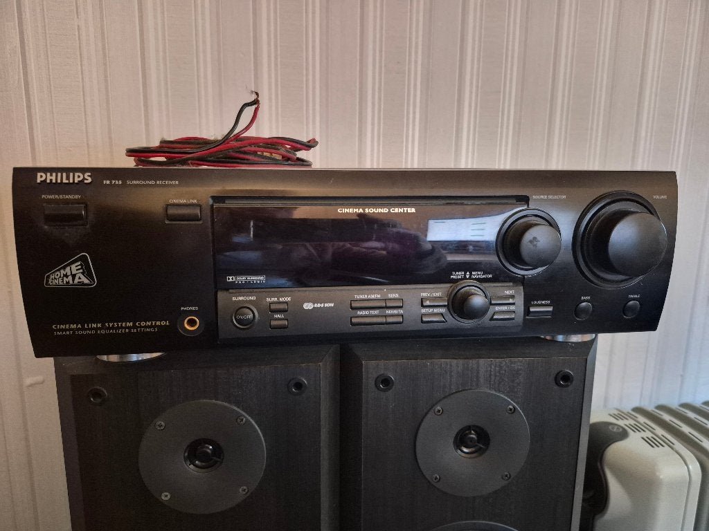 Philips radio-versterker FR735, Gebruikt, Ophalen, Overige merken, Minder dan 60 watt