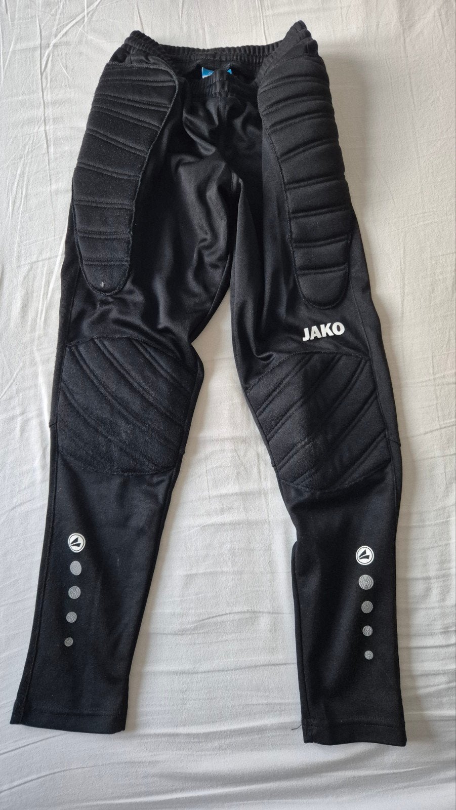 zwarte Jako keepersbroek maat 140, Maat XS of kleiner, Ophalen of Verzenden, Gebruikt, Broek