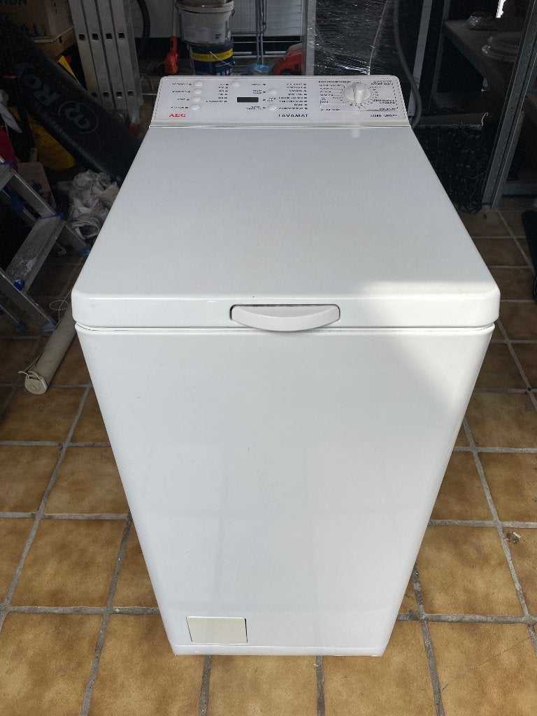 Wasmachine, Ophalen, 1200 tot 1600 toeren, Gebruikt, Bovenlader