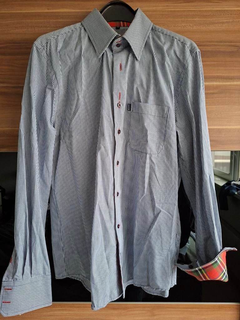 Ciazzo overhemd Maat XL, Kleding | Heren, Overhemden, Blauw, Ophalen of Verzenden, Zo goed als nieuw, Ciazzo