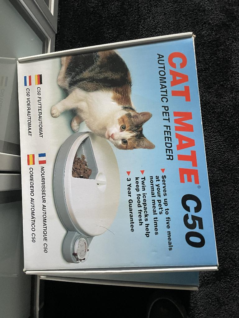 Catmate C50 katten voerautomaat, Ophalen of Verzenden, Automatisch, Gebruikt