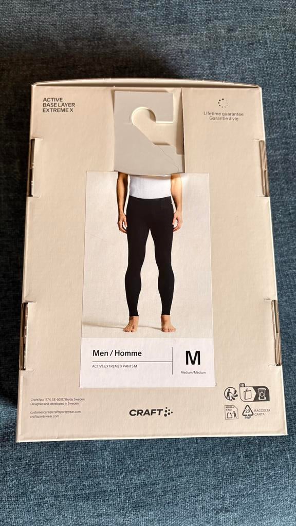 Craft Dry Active Comfort thermo kleding, Maat 48/50 (M), Zwart, Nieuw, Ophalen of Verzenden