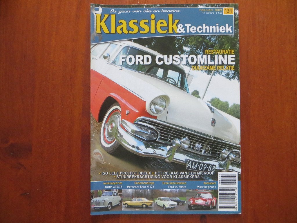 Klassiek & Techniek 131 Ford Customline, Ford Cortina 1200, Ophalen of Verzenden, Ford