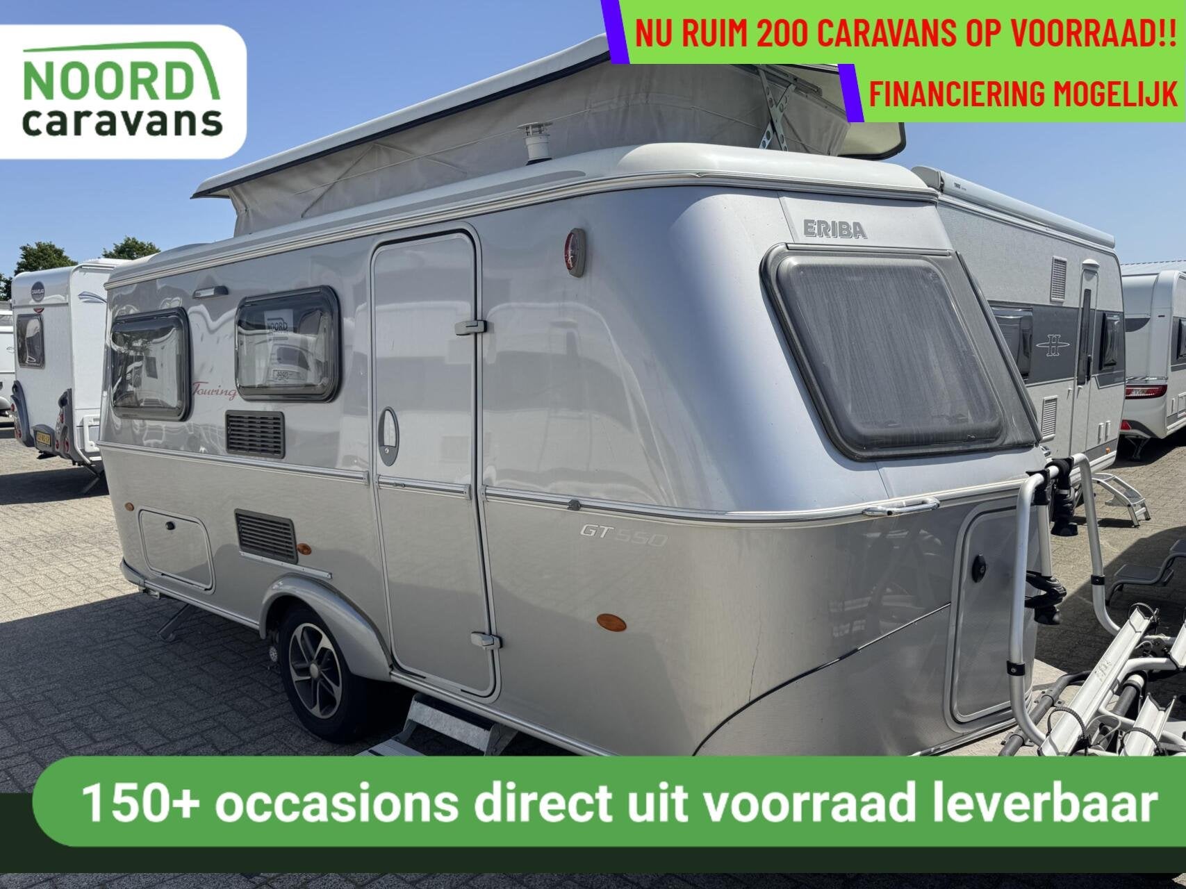 Eriba TROLL 550, DWARSBED, TREINZIT, MOVER, FIETSENDRAGER, Caravans en Kamperen, Mover, Bedrijf, Treinzit, Tot en met 3