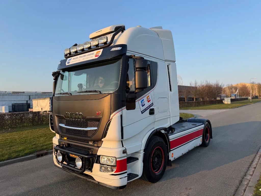 Iveco Stralis 440 LEASE € 499,-/Hydrauliek Kipp+WF/NL + AD, Auto's, Vrachtwagens, Automaat, Achterwielaandrijving, Euro 6, Iveco