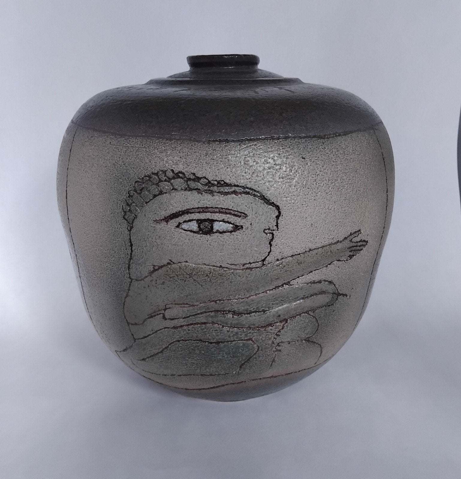Klaas de Boer een grote dekselpot, Antiek en Kunst, Ophalen of Verzenden