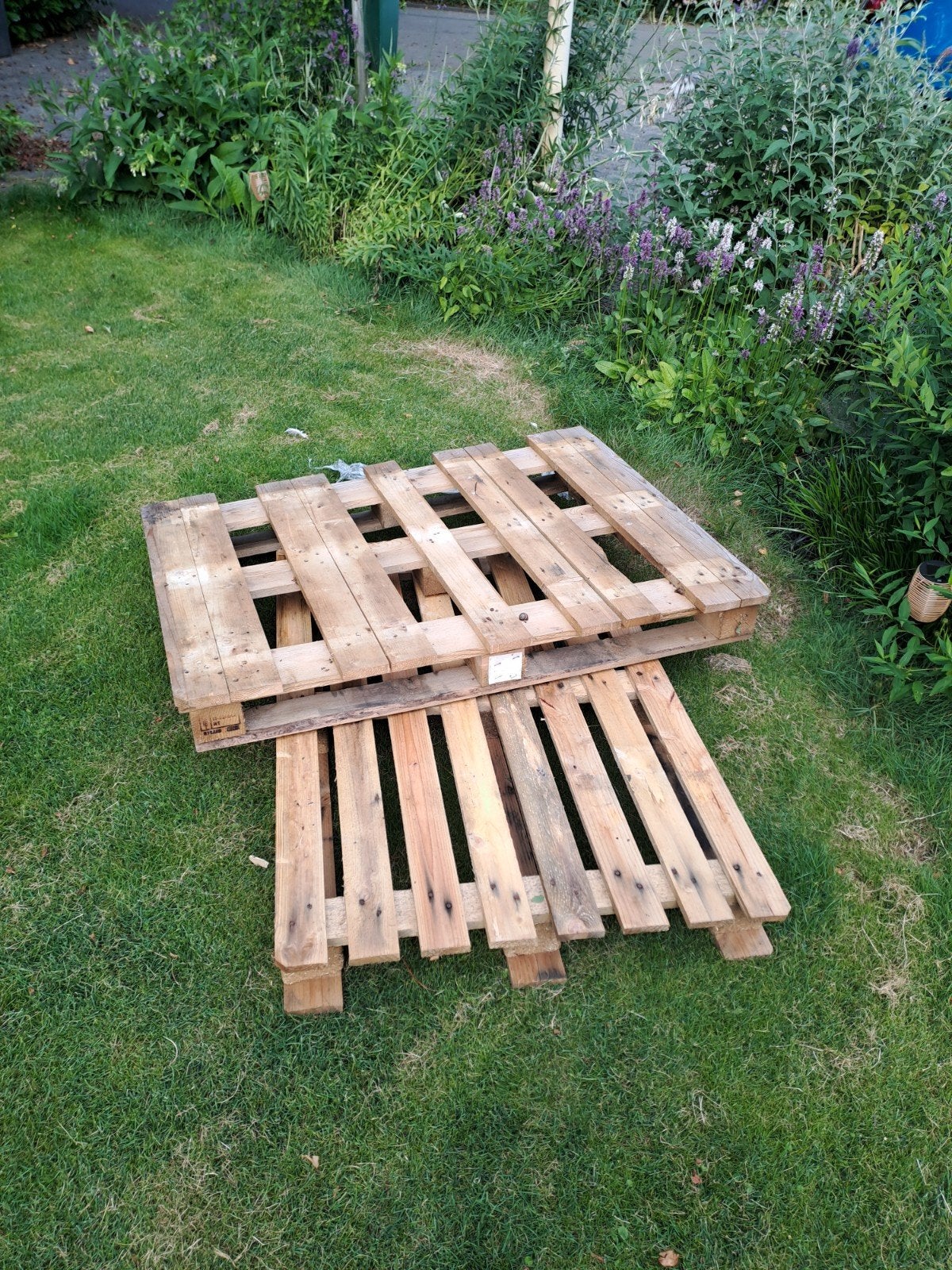 2 gebruikte pallets, Ophalen, Gebruikt, Pallet, Minder dan 200 cm