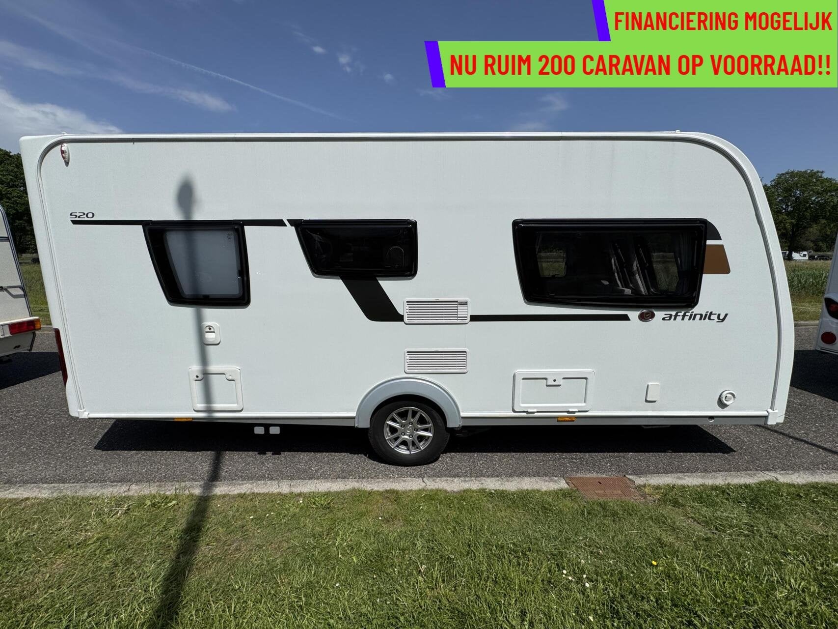 Hymer ELDDIS AFFINITY 520, ENKELE BEDDEN, MOVER, CASS.LUIFEL, Caravans en Kamperen, Caravans, Tot en met 2, Bedrijf, Mover, Hymer