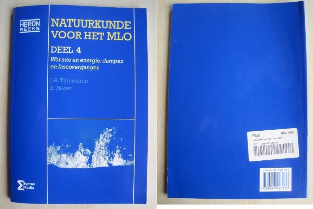 019 - Natuurkunde voor het MLO deel 4 2012, Boeken, Verzenden, HBO, Zo goed als nieuw, Diverse Auteurs