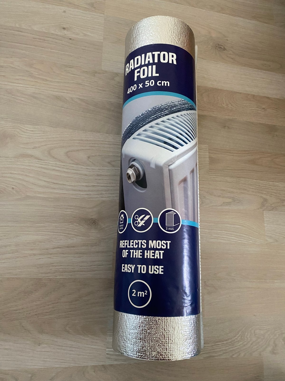 Radiatorfolie 400x50 cm - Energiebesparend, 30 tot 80 cm, Hoog rendement (Hr), Overige typen, Nieuw
