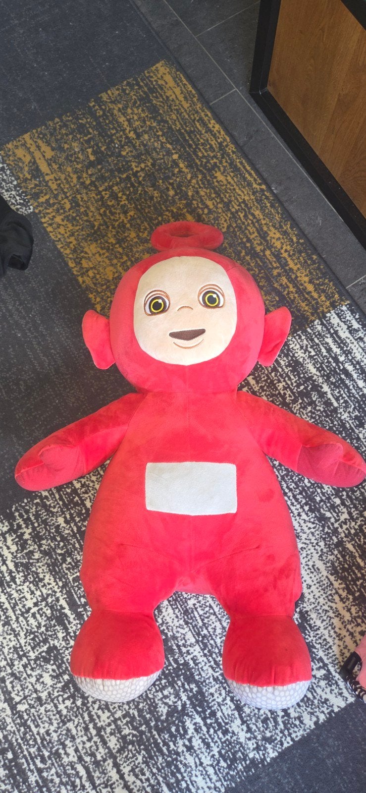 XXL Teletubbie Po Knuffel - Ongeveer 1 Meter Hoog, Gebruikt, Overige karakters, Overige typen, Ophalen of Verzenden