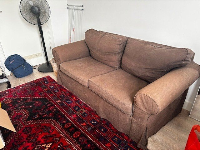 Ektorp tweezits bank IKEA, Ophalen, Gebruikt, 150 tot 200 cm, Tweepersoons