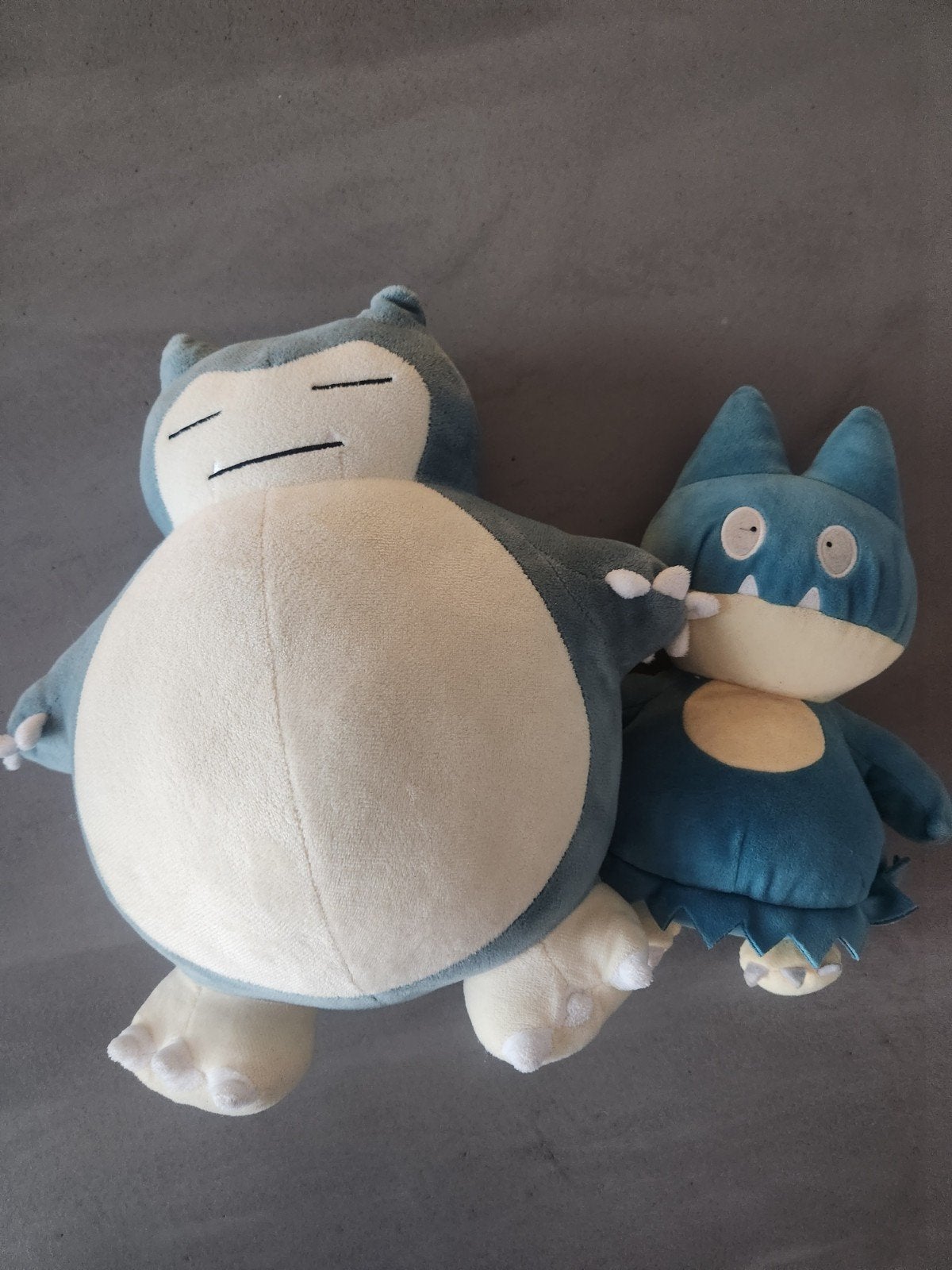 Pokémon knuffels: Snorlax en Munchlax, Overige typen, Blauw, Ophalen of Verzenden, Zo goed als nieuw