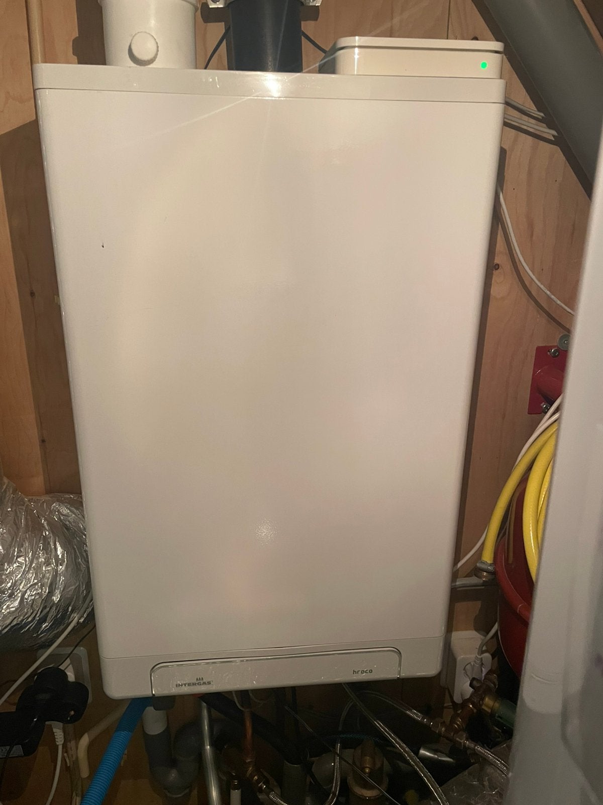 Intergas Kombi Kompakt HREco 36 CV-ketel uit ‘18/19, Ophalen, 30 tot 80 cm, Gebruikt, Hoog rendement (Hr)