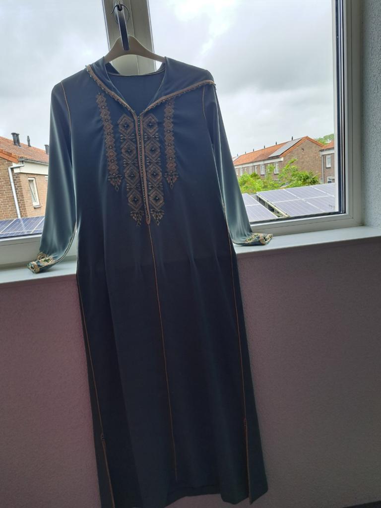 Dames jalaba maat S/M mintgroen, Ophalen of Verzenden