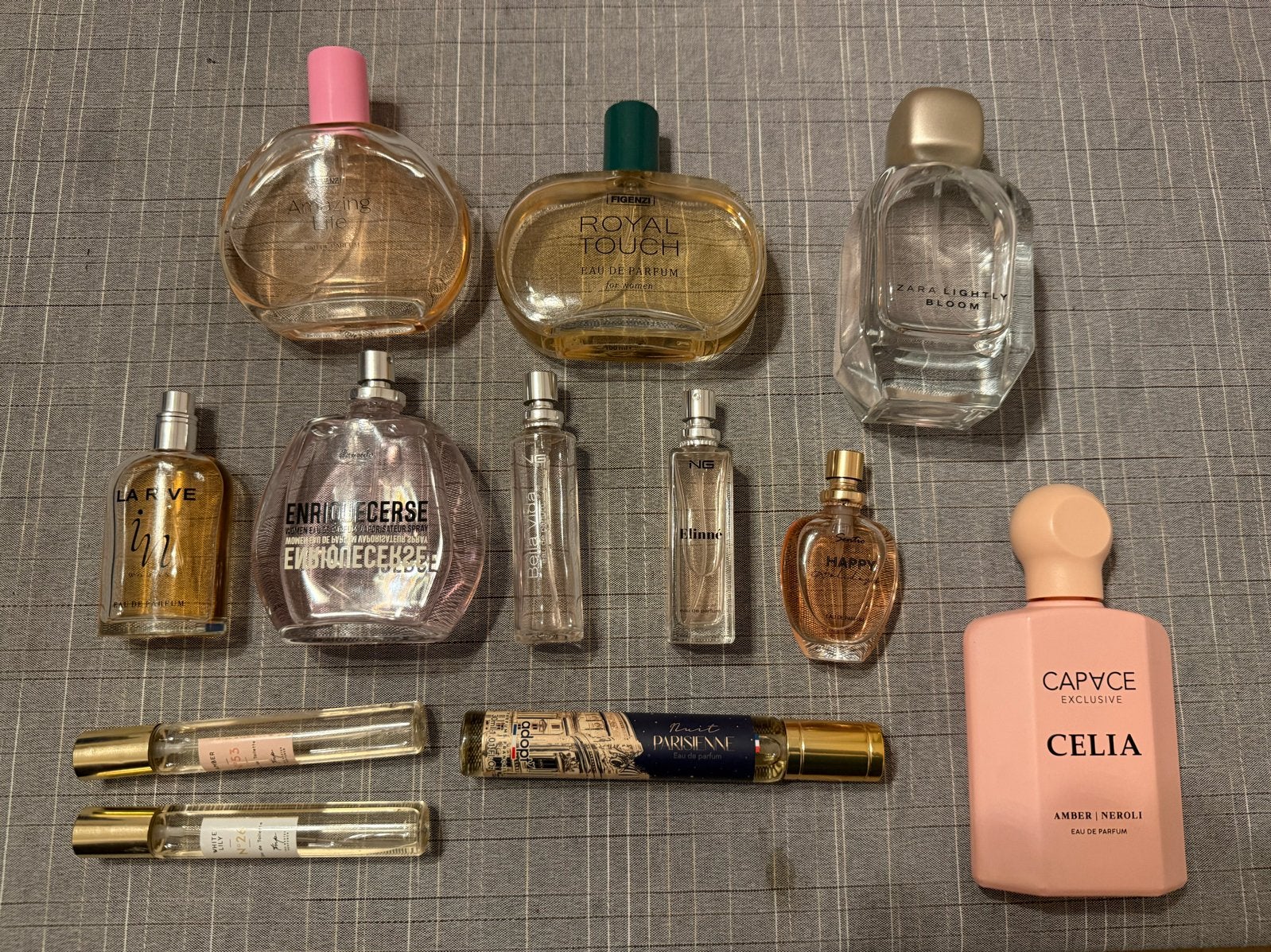 damesparfums o.a. Zara, Capace, La Rive:, Ophalen of Verzenden, Gebruikt