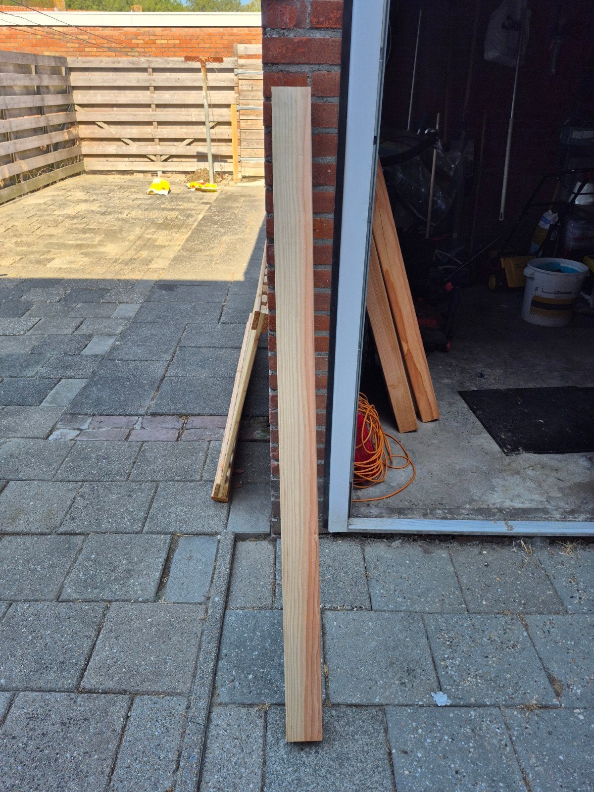 paal 90x90 x1500, Ophalen, Minder dan 180 cm, Palen