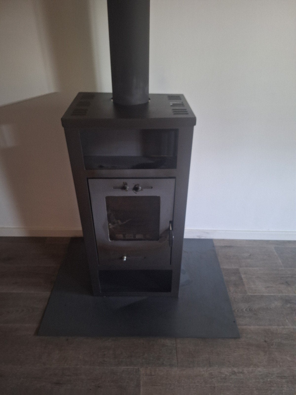 Allesbrander Ackerman W10 inclusief zwarte pijp, Ophalen, Gebruikt, Vrijstaand, Hout