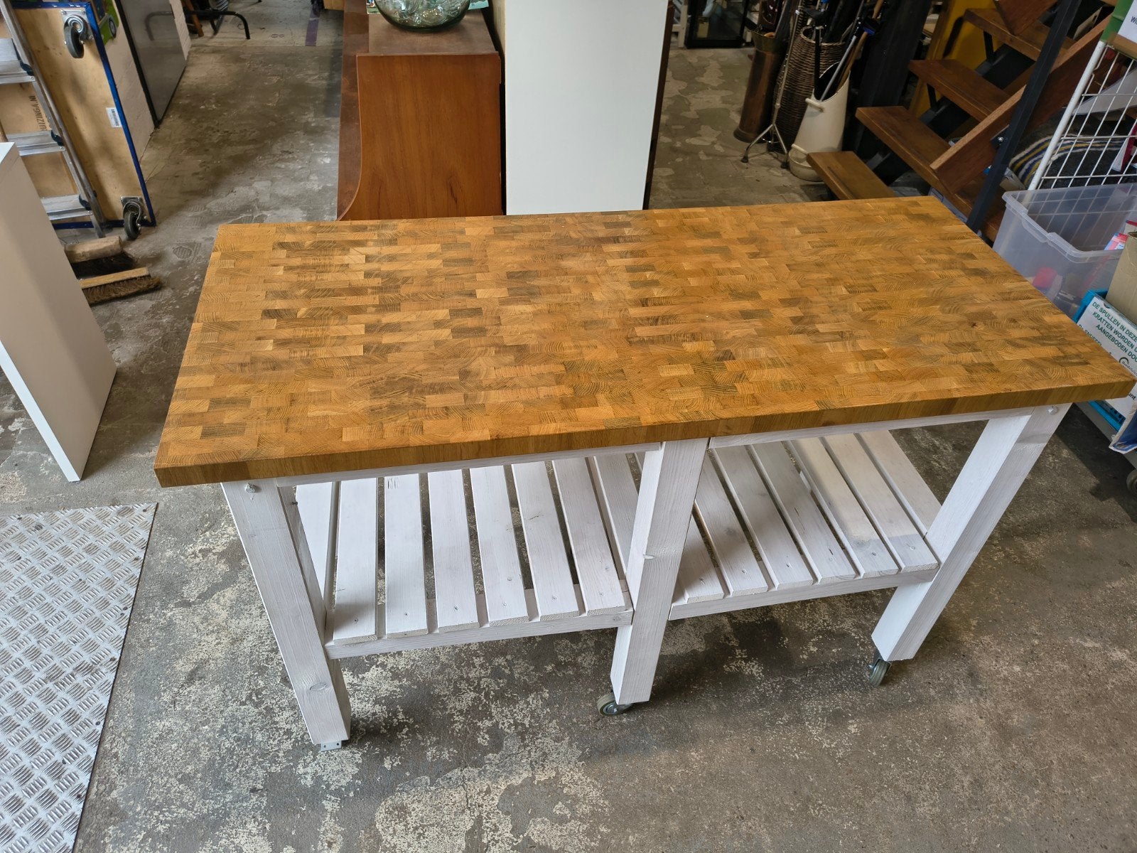 Verrijdbaar keuken trolley, Ophalen, Gebruikt, ., 50 tot 100 cm