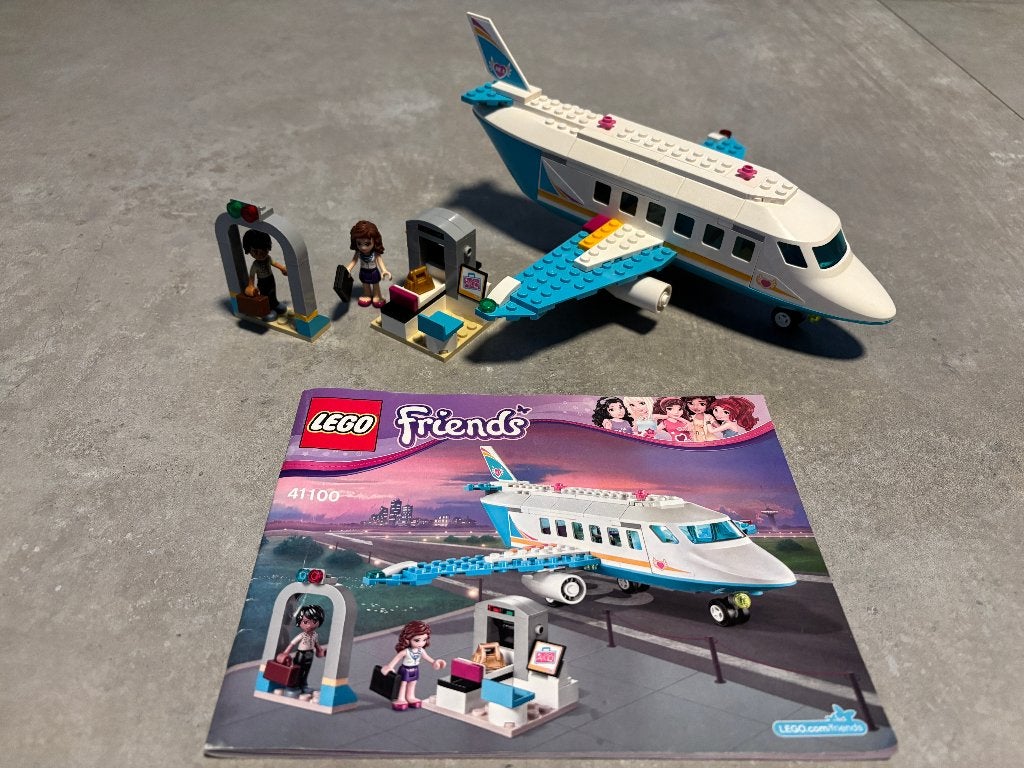 Legoset 41100 Friends Heartlake Privéjet, Compleet, Gebruikt, Lego, Friends