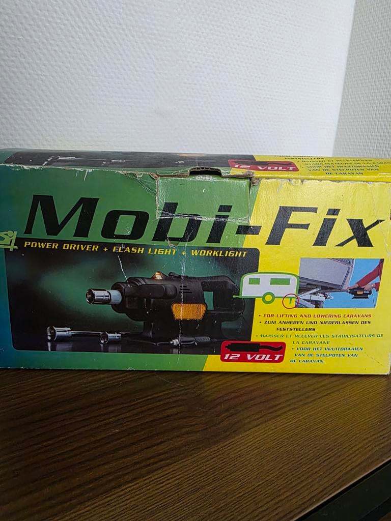 Mobi-Fix 12V Caravan Stelpoten Gereedschap, Ophalen of Verzenden