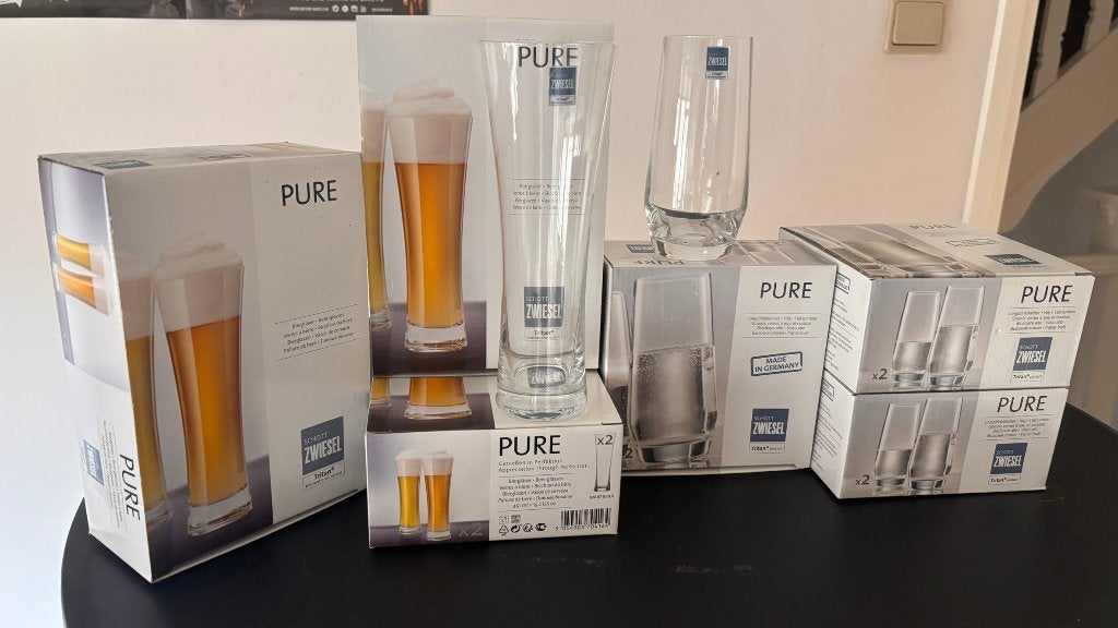 Schott Wiesel Pure nieuwe Longdrink en bier glazen, Verzenden, Nieuw, Overige typen