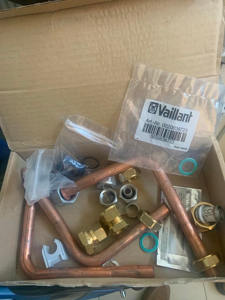 Vaillant Aansluitset CV/Water/Gas voor VCW.../3, Ophalen of Verzenden, Nieuw, Cv-ketel of Combi-ketel
