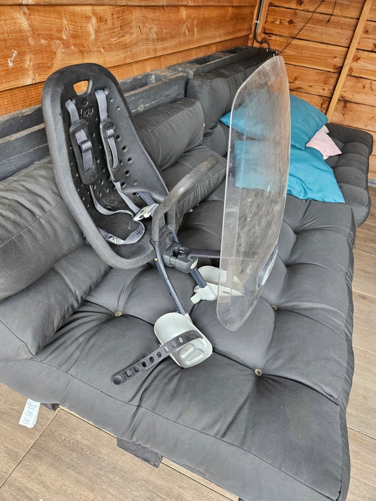 GMG Yepp fietsstoeltje voor met windscherm, Ophalen, Gebruikt, Yepp (GMG)