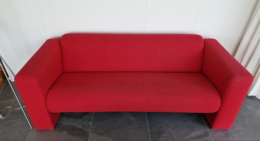 Bank design chique rood, Huis en Inrichting, Ophalen of Verzenden