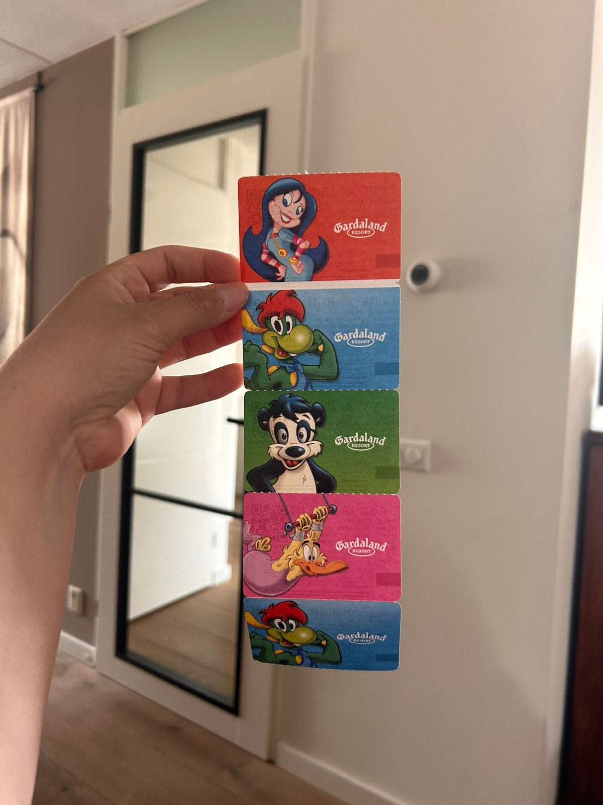 Gardaland tickets voor mensen die naar italie gaan, Minder dan 50 cm, Ophalen of Verzenden, Zo goed als nieuw, Minder dan 100 cm