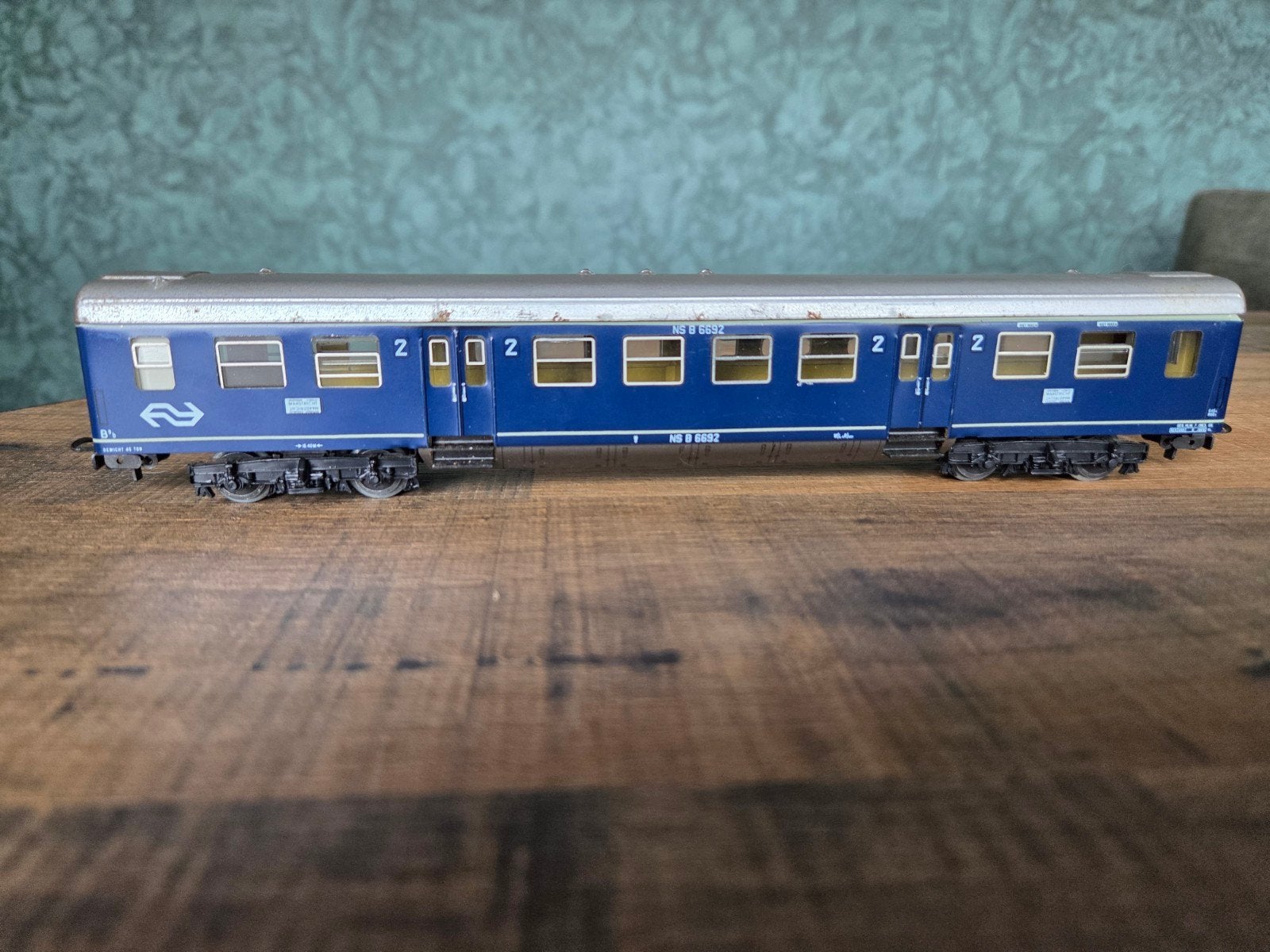 Marklin 4049 NS rijtuig 2e klasse, Hobby en Vrije tijd, Modeltreinen | H0, Wisselstroom, Gebruikt, Wagon, Ophalen of Verzenden