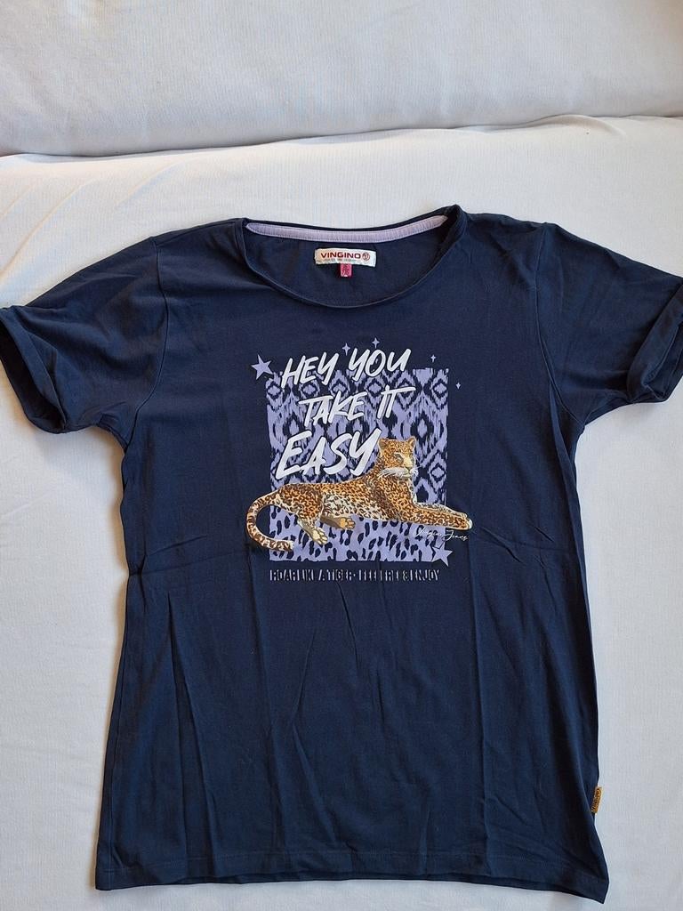 Vingino T-shirt 176 tijger, Ophalen of Verzenden, Zo goed als nieuw, Jongen, Shirt of Longsleeve