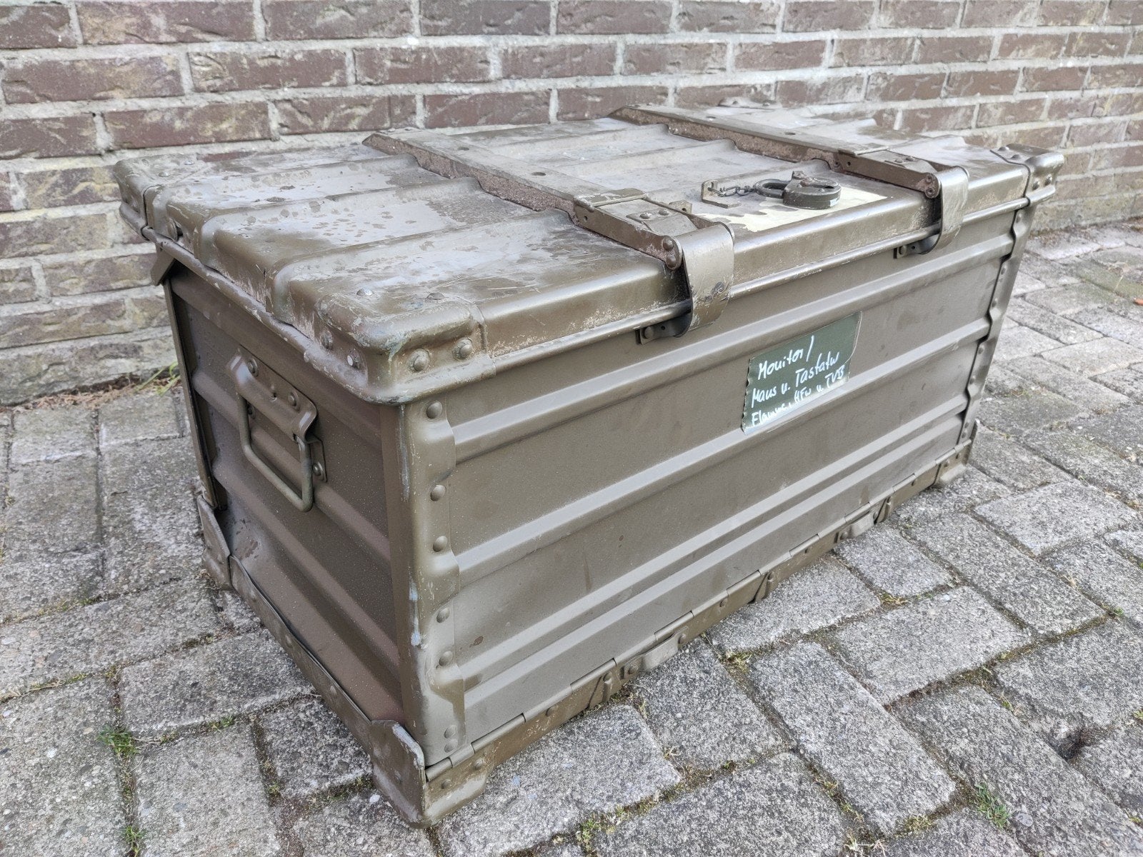 Zarges inklapbare aluminium kist Brotkiste, Ophalen of Verzenden, Landmacht, Nederland, Kist of Geocache