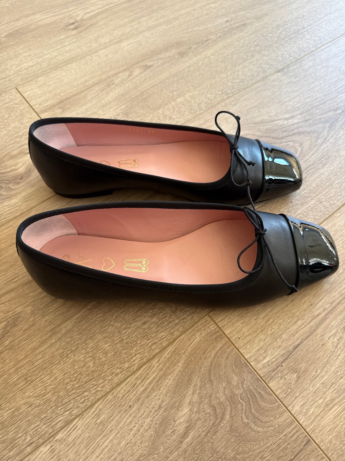 Pretty Ballerinas zwarte ballerina's, maat 38.5, Ophalen of Verzenden, Zo goed als nieuw, Zwart, Ballerina's