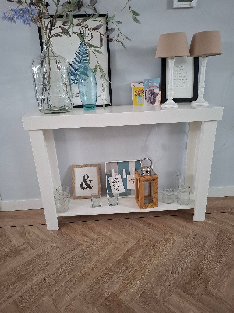 T.K. Prachtige Side-Table, Huis en Inrichting, Tafels | Sidetables, Ophalen, Gebruikt, 100 tot 150 cm, Past in vele interieurs