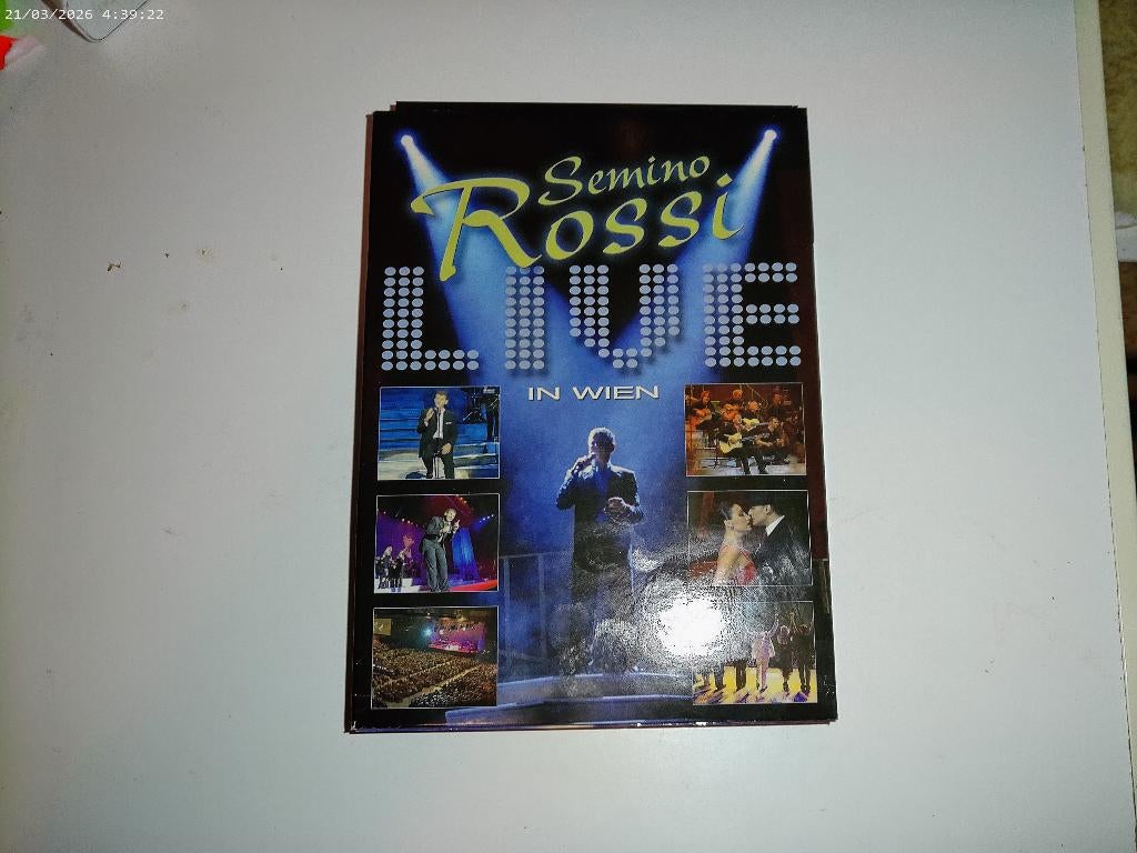 2cd + 2 DVD set Semino Rossi - Live in Wien, Alle leeftijden, Boxset, Muziek en Concerten, Ophalen of Verzenden